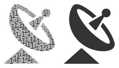 Anten mozaik ikili basamak