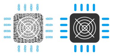İkili basamak ASIC işlemci mozaik
