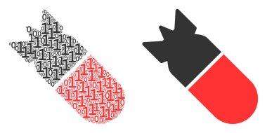 Havacılık bomba kolaj ikili basamak