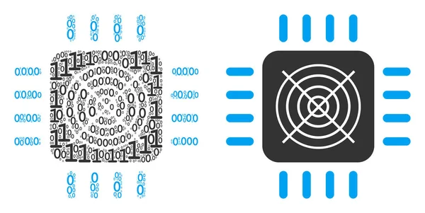 İkili basamak ASIC işlemci mozaik