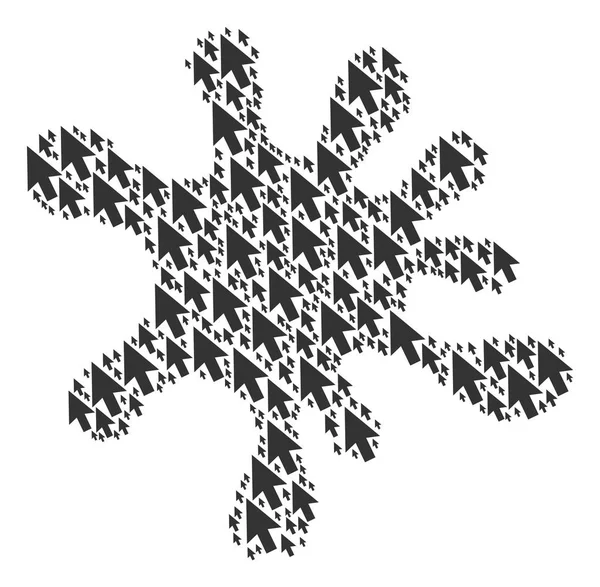 İmleç ok simgeleri nokta mozaiği