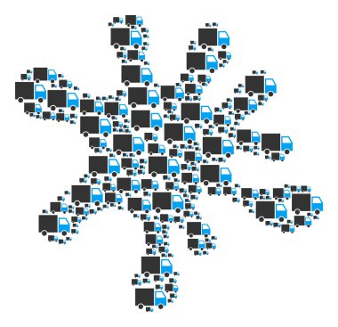 Sevk irsaliyesi Van simgelerin sıçrama şekil