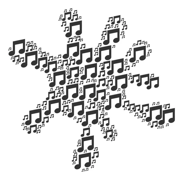 Kolaj müzik simgeler leke