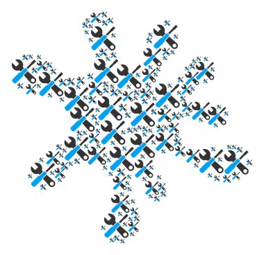 Mozaik araçları simgeler leke