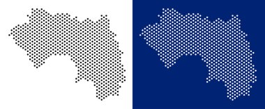 Nokta Afrika Gine Haritası