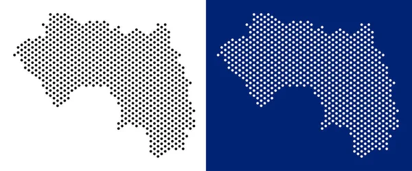 Nokta Afrika Gine Haritası