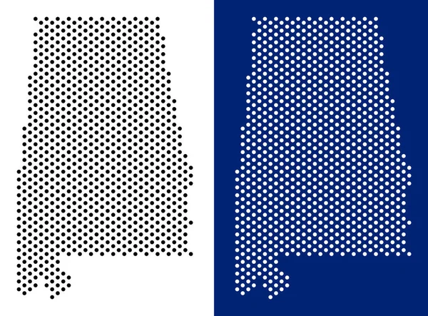 Nokta Alabama Eyalet harita