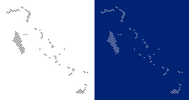 Noktalı Bahama Adaları Haritası