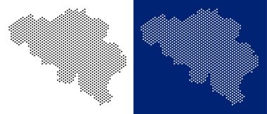 Noktalı Belçika Haritası