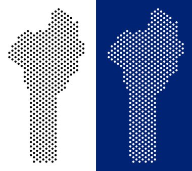 Nokta Benin Haritası