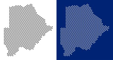 Nokta Botsvana Haritası