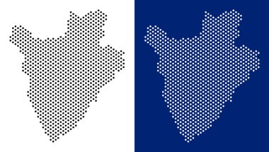 Nokta Burundi Haritası