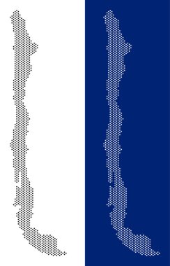 Noktalı Şili Haritası
