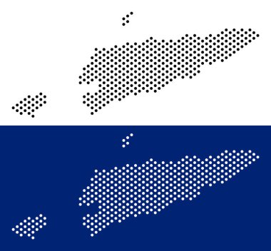 Noktalı Doğu Timour harita