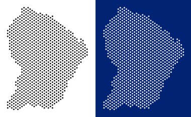 Nokta Fransız Guyanası Haritası