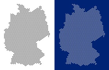 Noktalı Almanya Haritası