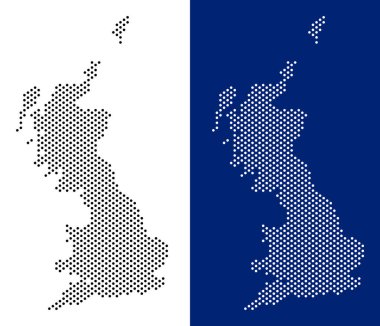 Nokta İngiltere harita