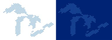 Nokta büyük göller Haritası