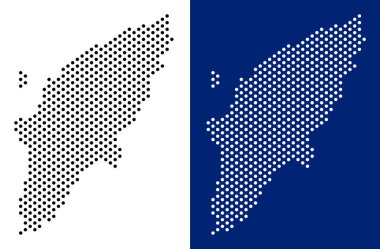 Nokta Yunan Rodos Adası Haritası