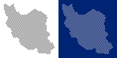 Noktalı Iran Haritası