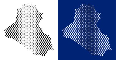 Noktalı Irak Haritası