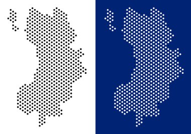 Noktalı Koh Tao Tayland ada Haritası