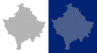 Noktalı Kosova Haritası