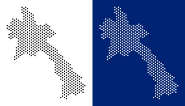 Nokta Laos Haritası