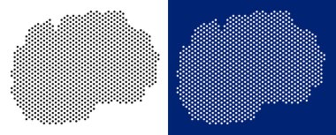 Noktalı Makedonia harita