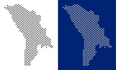 Noktalı Moldova Haritası