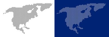 Nokta Kuzey Amerika Haritası