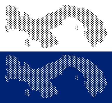 Noktalı Panama Haritası