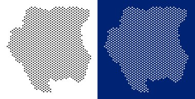 Nokta Surinam Haritası