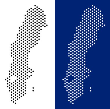 Nokta İsveç harita