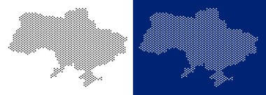 Crimea noktalı Ukrayna Haritası