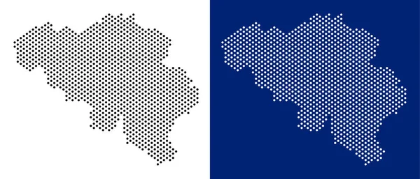 Noktalı Belçika Haritası