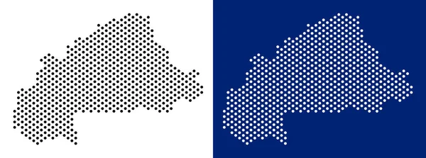 Nokta Burkina Faso Haritası