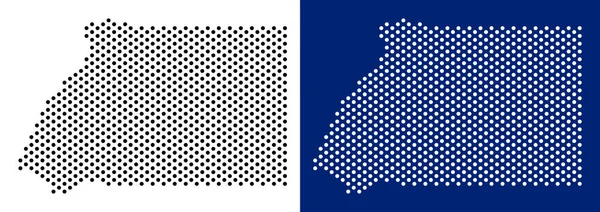 Nokta Ekvator Ginesi harita