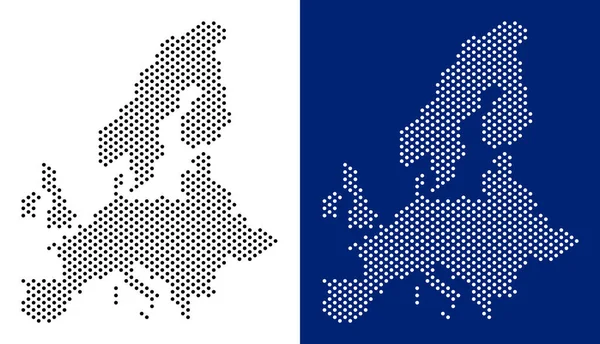 Noktalı Avrupa Birliği harita