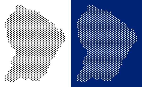 Nokta Fransız Guyanası Haritası