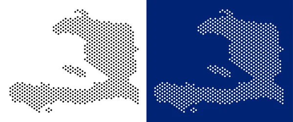 Noktalı Haiti Haritası