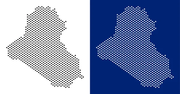 Noktalı Irak Haritası