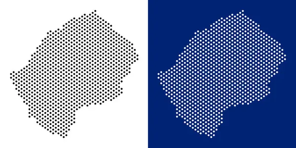 Nokta Lesoto Haritası