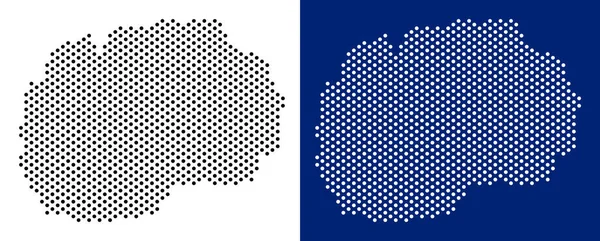 Noktalı Makedonia harita