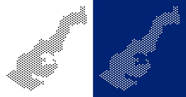 Noktalı Monako Haritası