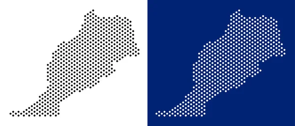 Noktalı Fas Haritası