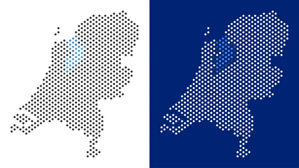 noktalı Hollanda Haritası