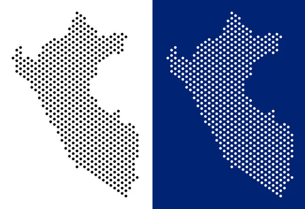 Noktalı Peru Haritası