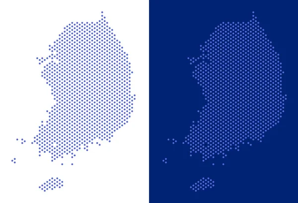 Noktalı Güney Kore Haritası