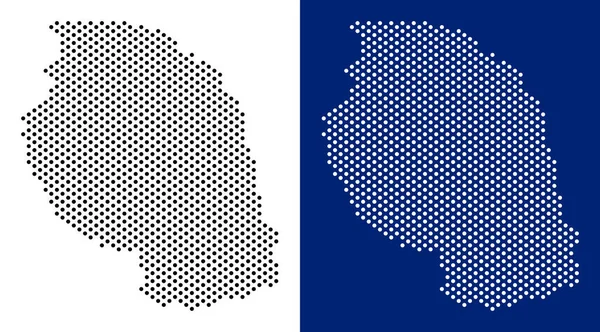 Nokta Tanzanya Haritası